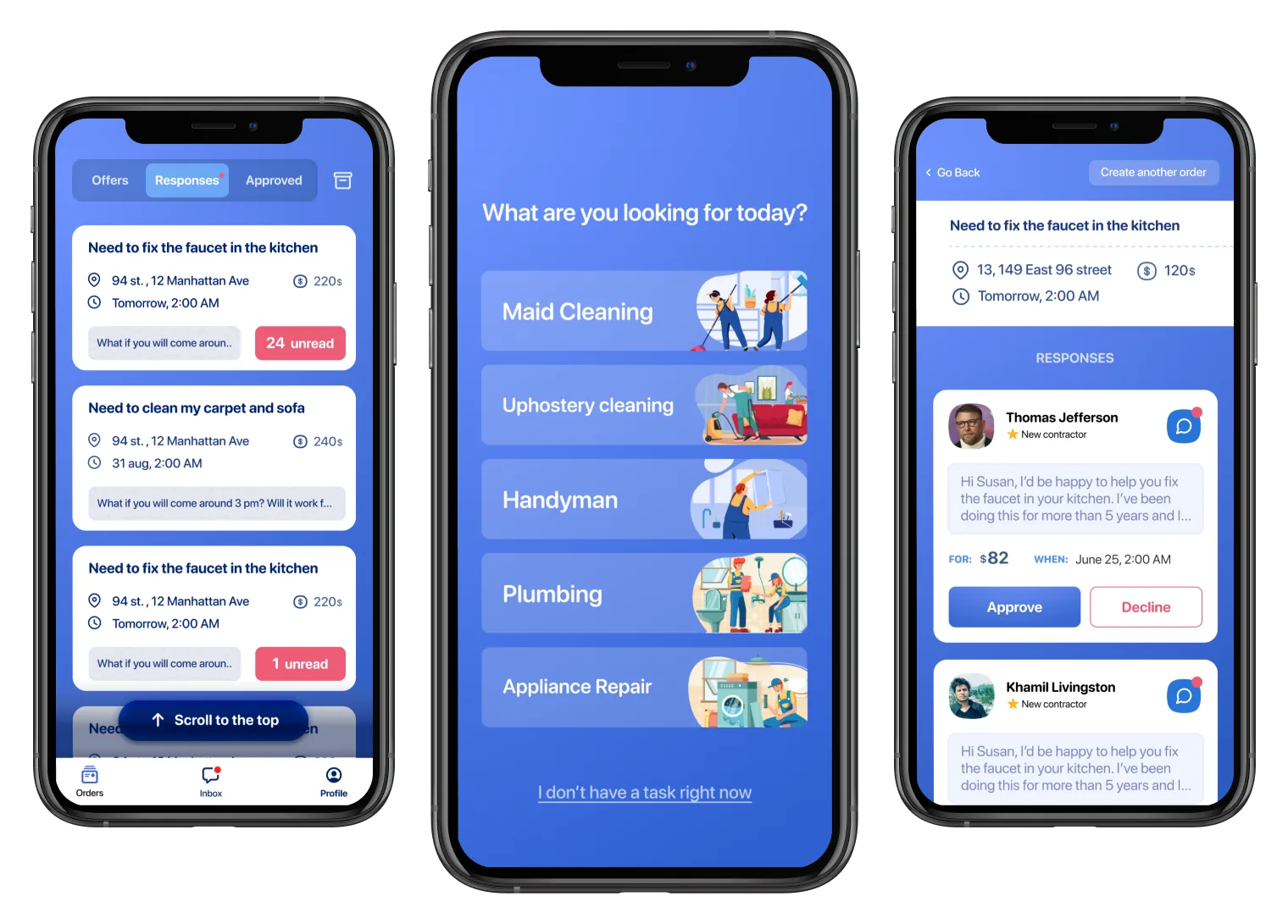 Helpy — dual-sided mobile marketplace app